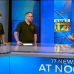 screenshot of newscast on KGET